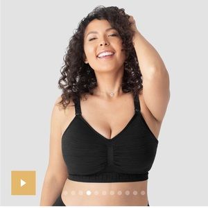 Kindred Bravely Black Nursing and Pumping Bra